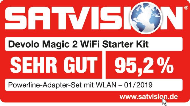 Produktbild Devolo Magic 2 WiFi next Starter Kit (2400 Mbit/s)