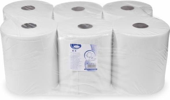 Actual product image Wimex.eu Cleaning cloth roll (PAP) 2-ply embossed white 19cm 22cm x 160m - 6 pieces (6x)