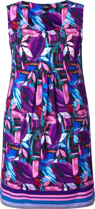 Produktbild Ulla Popken Jerseykleid, bedruckt, A-Linie, Rundhals, ärmellos (46, 48)