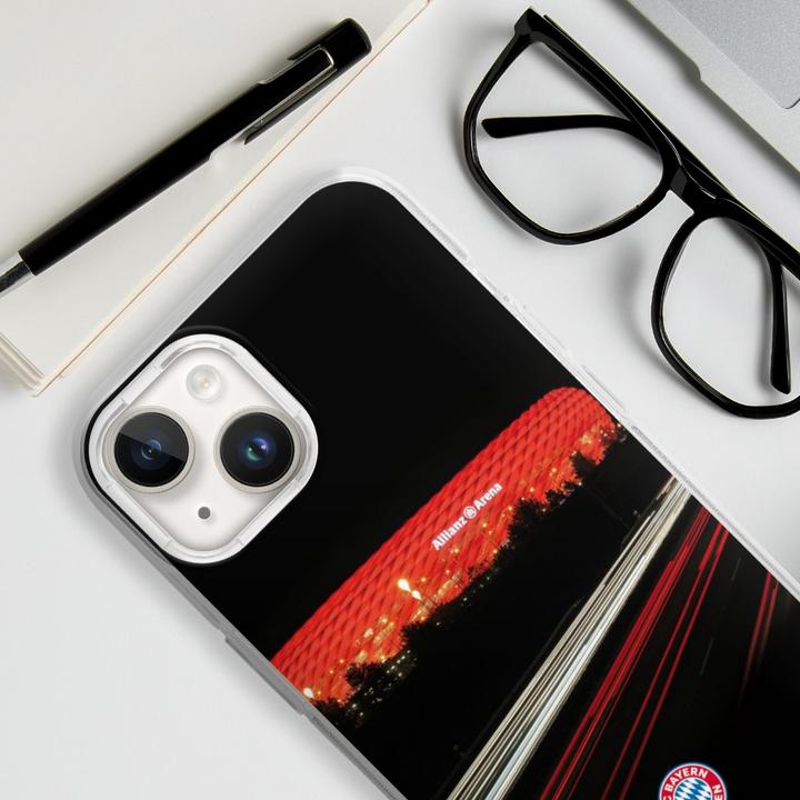 Produktbild DeinDesign Silikon Hülle für Apple iPhone 14 Handyhülle Case Smartphone Schutzhülle FC Bayern München FCB (Apple iPhone 14)