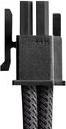 Actual product image CableMod Universal Pro ModMesh 16-pin to 16-pin cable, 90° connection, sleeved, StealthSense - black
