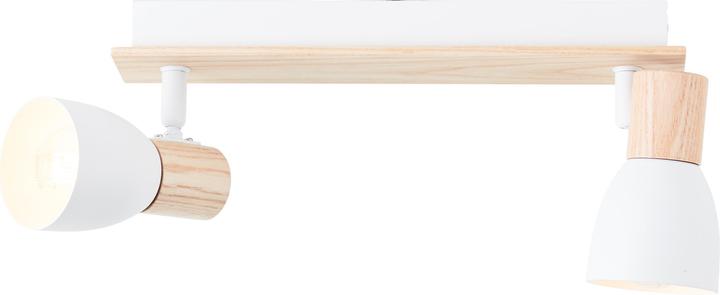 Produktbild Brilliant Daintree Spotbalken 2flg weiss/natur (E14)
