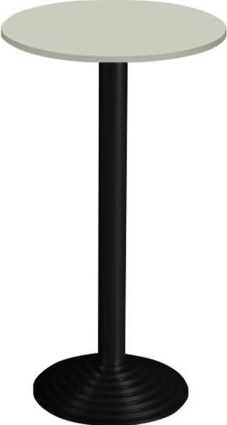 Produktbild Bisley Stehtisch rund 1 Platte Stahlsäule D 80 mm H 740 x D 600 mm Aluminium-...