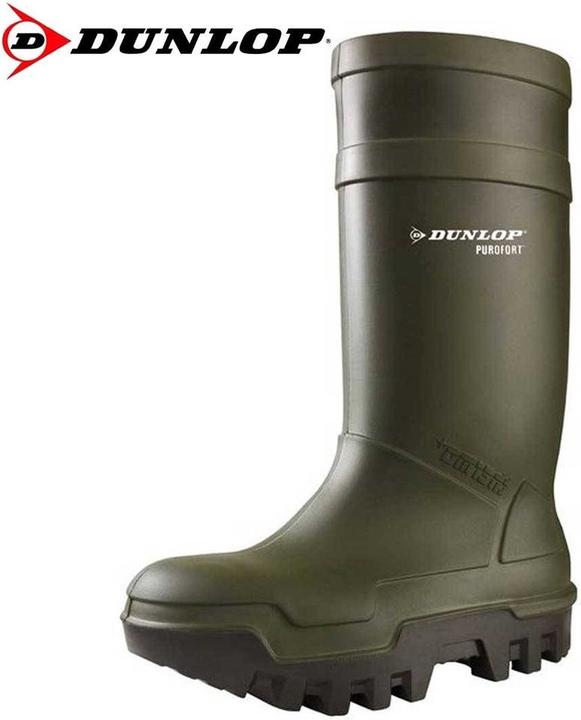 Actual product image Dunlop Winter safety boot Purofort Thermo+ Full Safety size 46 – 11 dark green/black foamed polyurethane... (S5, 46)