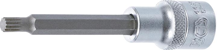 Actual product image BGS Bit Socket length 100 mm 12.5 mm (1/2") Drive Spline (for XZN) M7 (12.5 mm)
