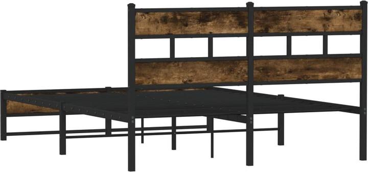 Produktbild VidaXL Metallbett Bett Lattenrost Doppelbett Bettgestell ohne Matratze 160x200cm (160 x 200 cm)