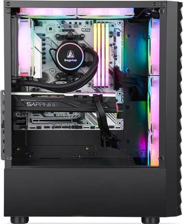 Actual product image Segotep Nova V1 Case black (ATX, mATX, Mini-ITX)