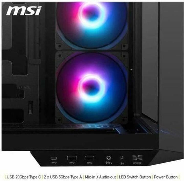 Actual product image MSI MAG Pano 100R PZ (ATX, mATX, Mini-ITX)