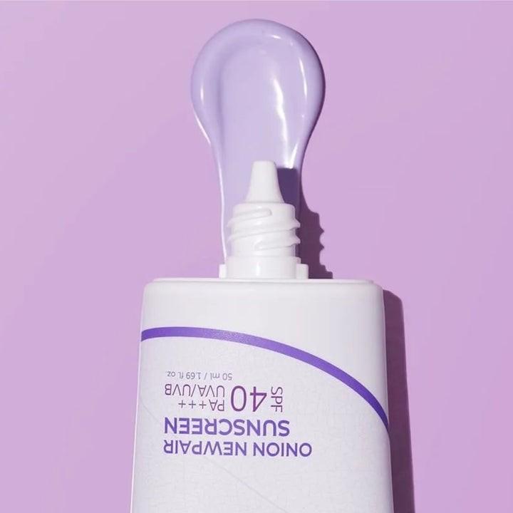 Actual product image Isntree - Onion Newpair Sunscreen Spf 40 Pa+++ (Sun cream face, 50 ml)
