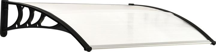 JTI Auvent De Porte D'Entrée En Polycarbonate, Transparent, 120X75Cm