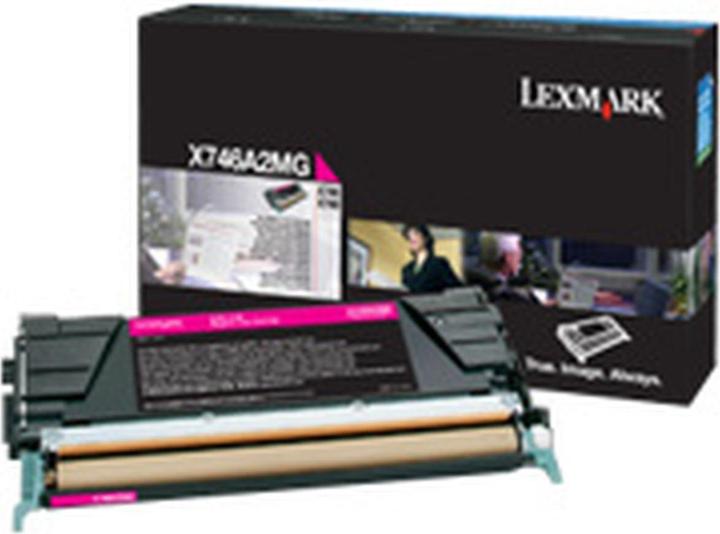 Produktbild Lexmark X746, X748 Toner magenta Standardkapazität 7.000 Seiten 1er-Pack (M)