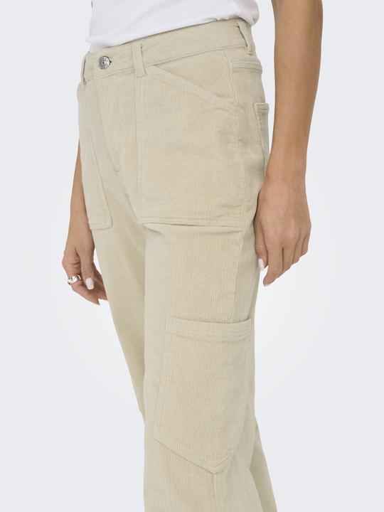 Actual product image Only Straight cut High waist trousers Cargo trousers (34)
