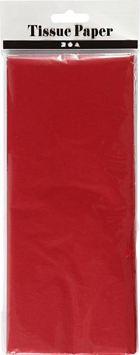 Immagine prodotto Creativ Company Carta velina rossa 10 fogli 14 gr, 50x70cm (14 g/m², 10 x)