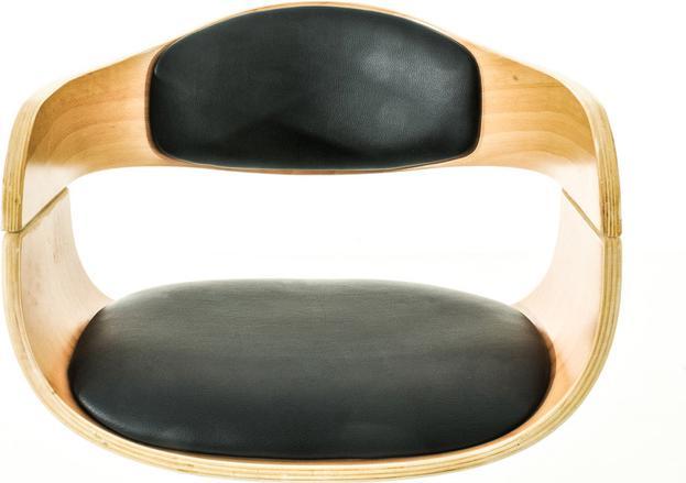 Actual product image CLP Kingston bar stool, natural/black