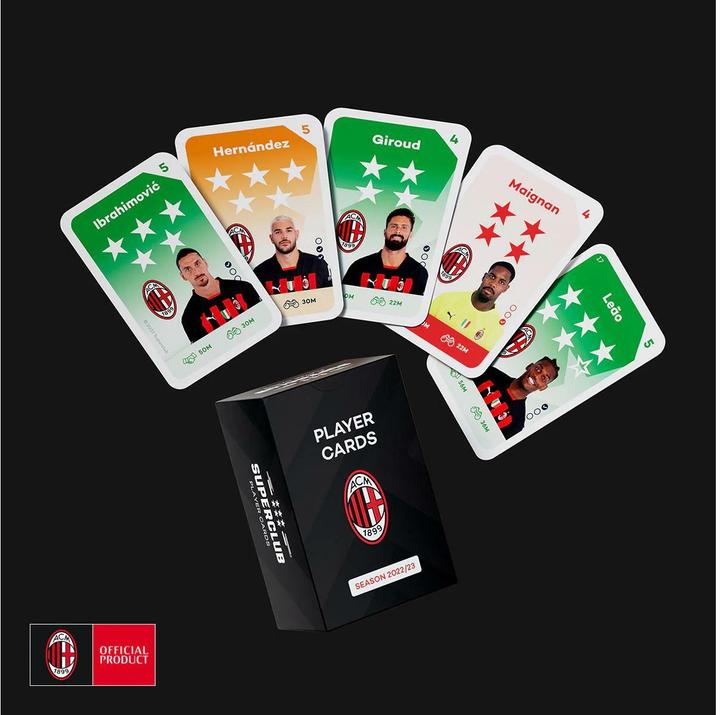 Immagine prodotto Superclub AC Milan - Schede giocatore (Inglese)