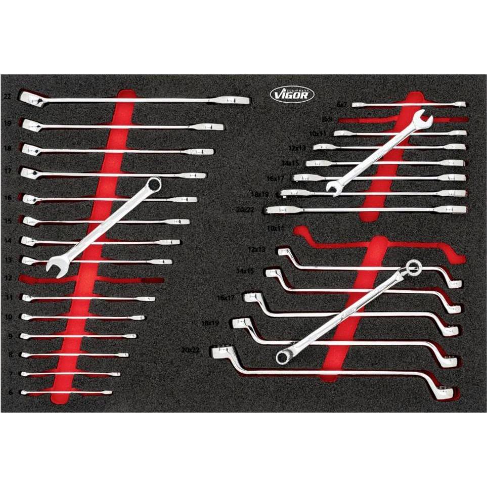 Vigor Rossa Chiave Inglese, V6726n Ring-Maulschlüssel