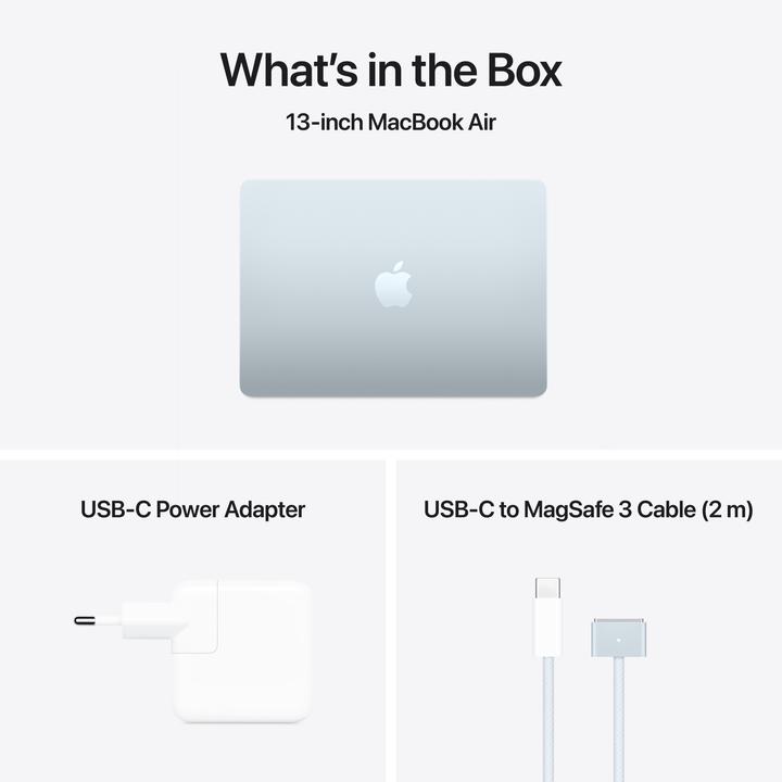 Actual product image Apple MacBook Air – 2025 (13.60", M4, 24 GB, 2000 GB, DE)