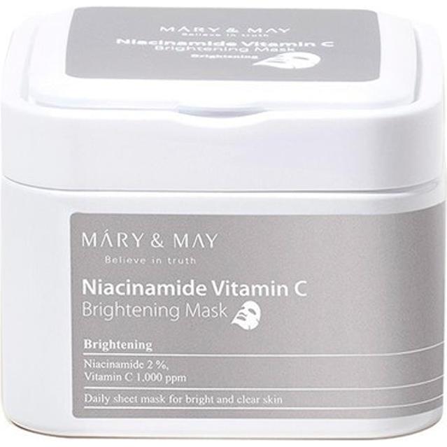 Mary&May, Gezichtsmaskers, MARY & MAY - Verhelderend masker met niacinamide en vitamine C