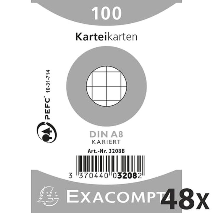 Immagine prodotto Exacompta Karteikarten (55 x 75 mm, 100x, 205 g/m²)