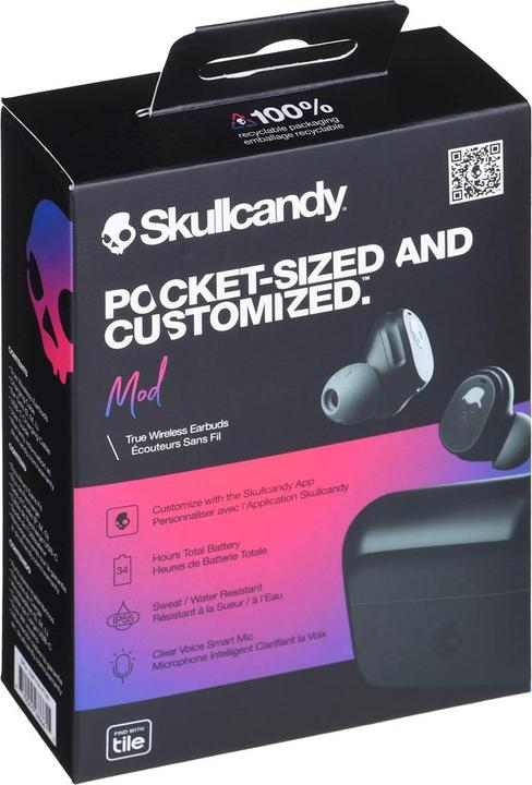 Immagine prodotto Skullcandy Mod (Nessuna soppressione del rumore, 7 h, Cablato)