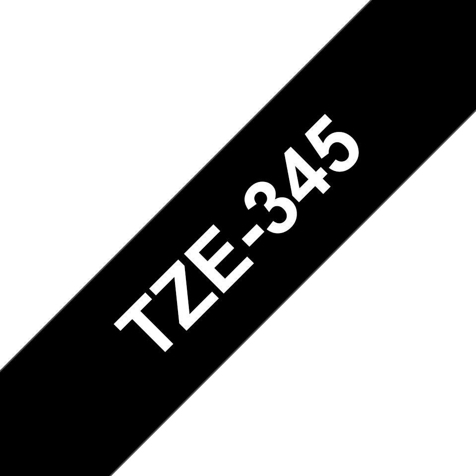 Brother, Beschriftungsband, Tze-345 (1.80 cm, Schwarz)