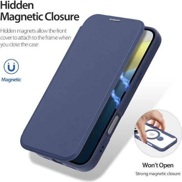 Produktbild Dux Ducis Skin X Pro 360° Ring Stand Series Lederhülle (Apple iPhone 16 Plus)