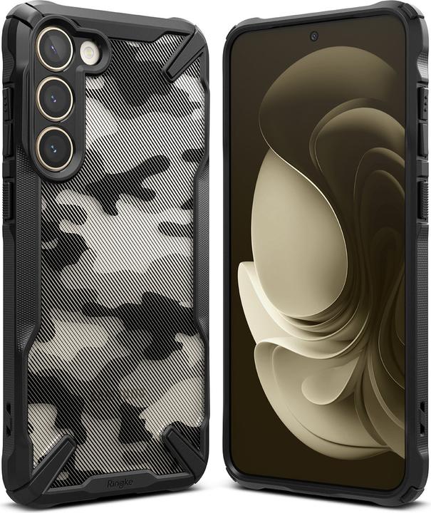 Actual product image Ringke Fusion X Design case for Samsung Galaxy S23+ camouflage black (Samsung Galaxy S23+)