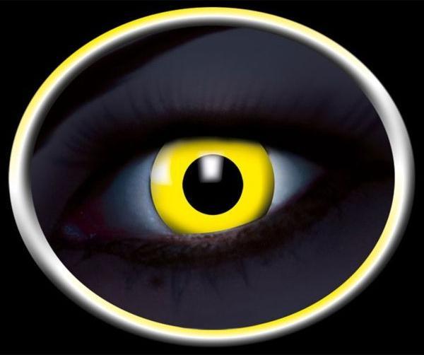 Actual product image Zoelibat UV contact lenses (Yellow)