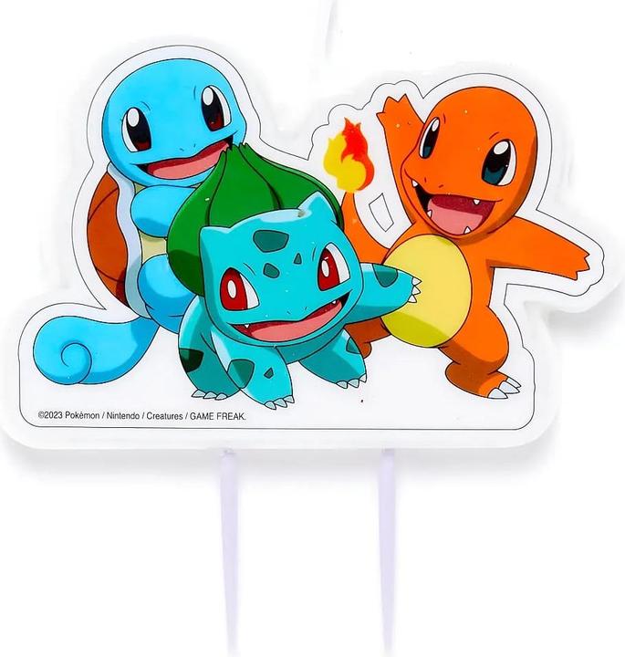Actual product image Amscan Candle motif Pokemon (1x)