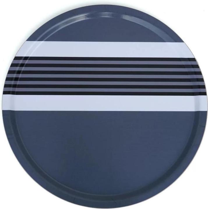 Produktbild Born in Sweden Skandinavisches Tablett Line Thin Grey, 46 cm, grafisches Design