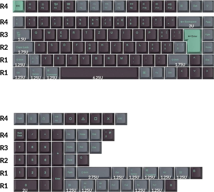 Actual product image Keychron ISO-CH (136 Keys)