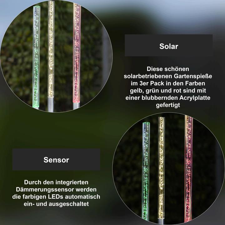 Image du produit Star Trading Décoration solaire Bubbly 3 broches (IP44)