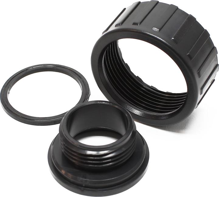 Actual product image SunSun connector 47.44mm 1.5" female thread 32.89mm 1" male thread
