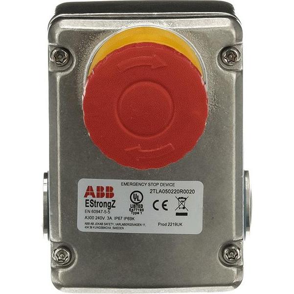 ABB Estrongz, Pulsante + Interruttore, Argento