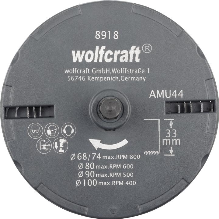 Actual product image wolfcraft 1 standard hole saw ø68,74,80,90,100mm (10 mm)
