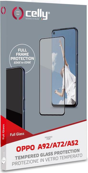 Image du produit Celly Protecteur d'écran en verre transparent Oppo 1 pc (1 pcs, Oppo A72, Oppo A92, Samsung Galaxy A52s 5G)