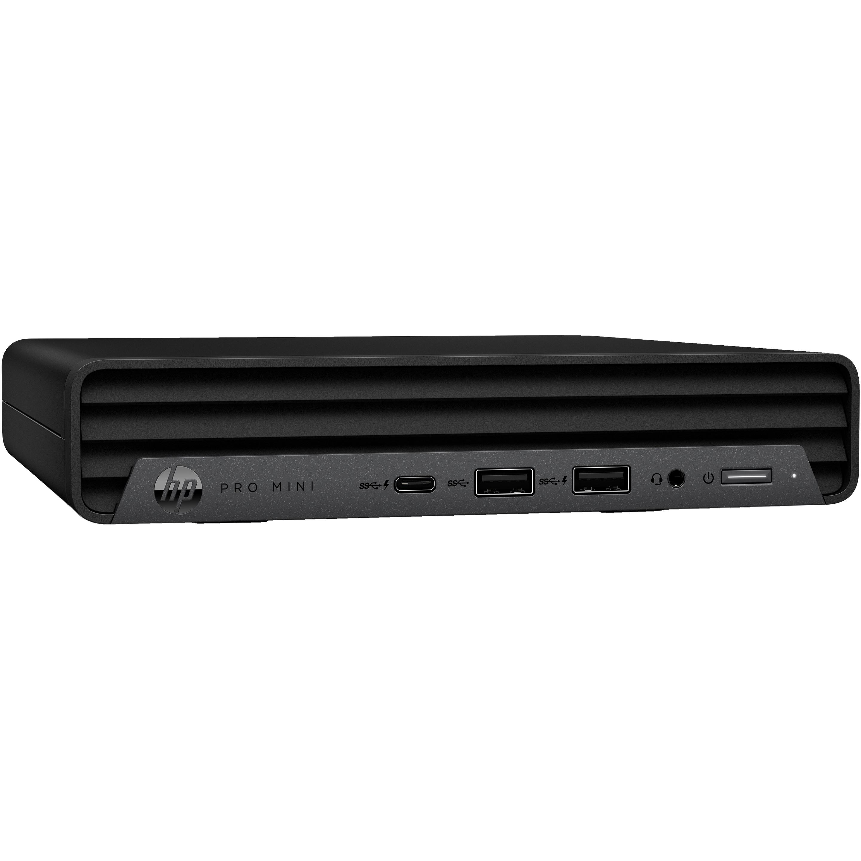 HP ProDesk 400 G9 Mini-PC (256 GB, 8 GB, Intel Core i3-13100T, UHD Graphics 770), PC, Schwarz