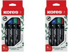 Productafbeelding Kores Merk ECO XP1, ronde punt, doos à 4 Lijndikte: 3 mm, sneldrogend, lange dop-o (4x)