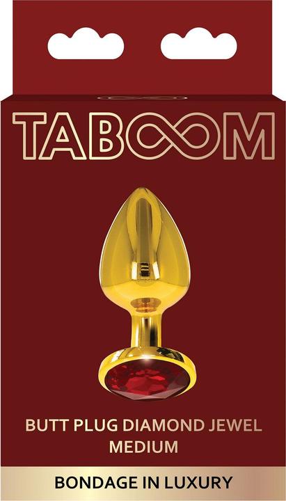 Produktbild Taboom golden Butt Plug with Diamond
