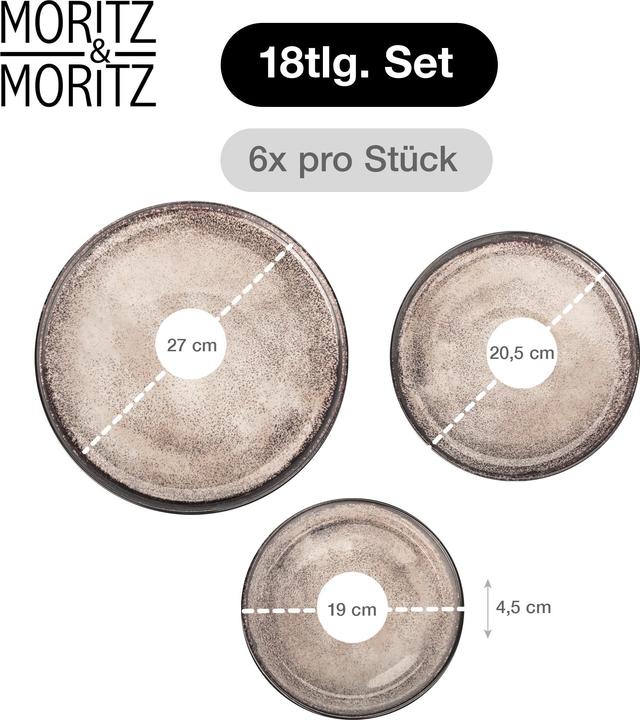 Actual product image Moritz & Moritz Vida (18 Piece)