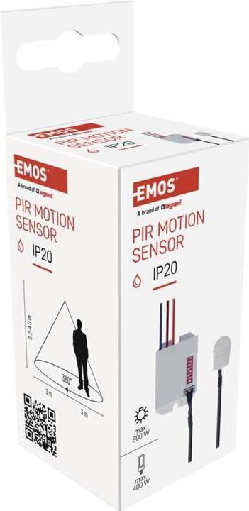 Actual product image Savio Motion detector (PIR sensor) IP20 800W White (6 m)