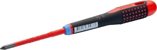 Produktbild Bahco Nach VDE isolierter, schlanker ERGO-Pozidriv-Schraubendreher mit Dreikomponenten-Griff, PZ2 x 100 (Kreuzschlitz)