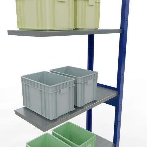 Image du produit Schulte Lagertechnik Système enfichable Élément suivant MULTIplus150 avec traverse de longueur