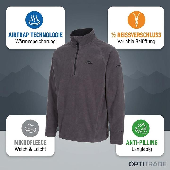 Image du produit Trespass BLACKFORD Pull en laine polaire pour homme (XL)