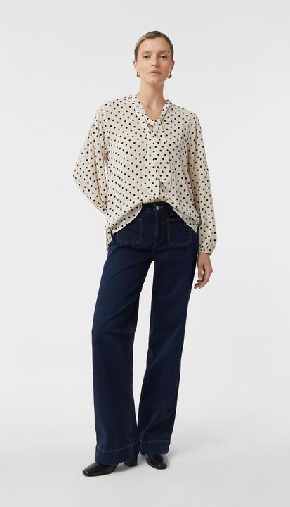 Immagine prodotto Comma Bluse Semitransparente Chiffonbluse mit Polka Dots und abnehmbarer Schluppe (32)