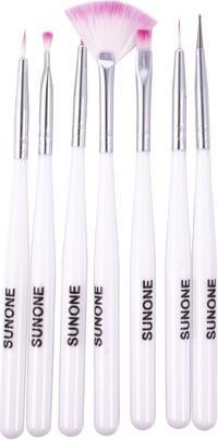 Produktbild Sunoneset Nail Art Pinsel Weiss 7 Stück