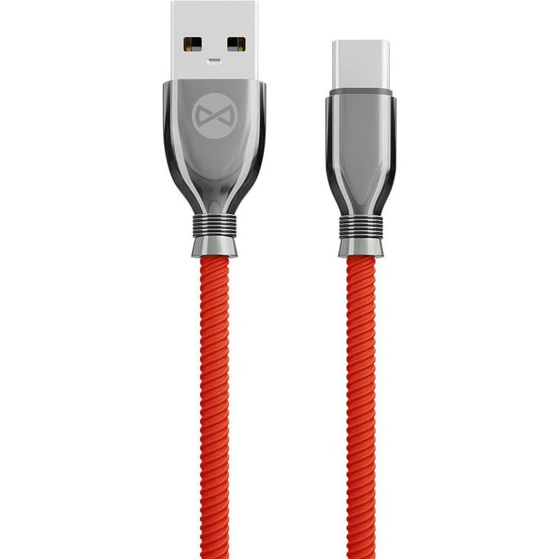 Thumbnail - Forever Tornado Kabel USB - USB-C 1,0 m 3A rot (USB 3.2 Gen 1), USB Kabel