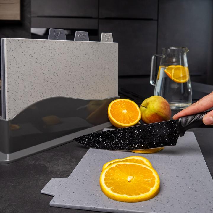 Image du produit Intirilife Set de 5 planches à découper avec support