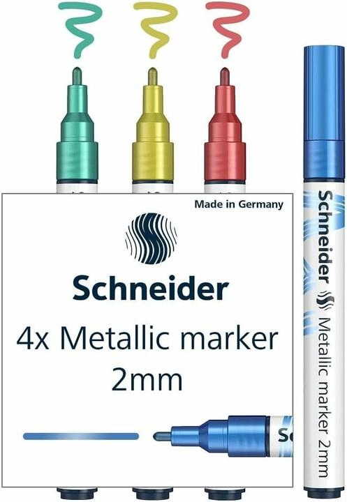 Produktbild Schneider Metallicmarker Paint-It 011 2mm 4er Set 2 (4x)