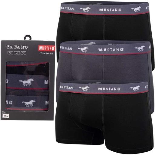 Produktbild Mustang Boxershorts Casual Stretch (L, 3er Pack)